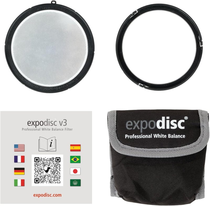 ExpoDisc v3 Professional White Balance Filter (77mm) - Save Time Editing with a Quick and Easy White Balance - Image 5